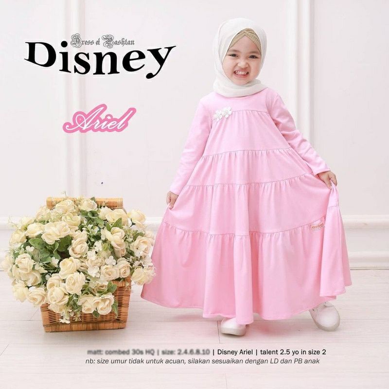 GAMIS ANAK PEREMPUAN DISNEY KIDS 5-11TAHUN