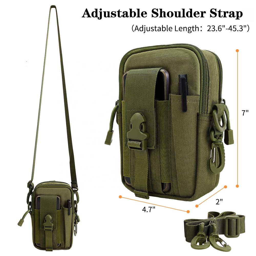 Tas Pinggang Tactical Military Sling Bag Dengan Tali