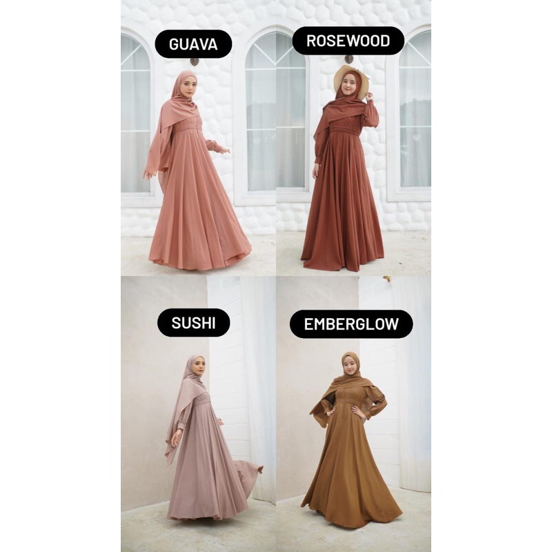 Jasmine dress set pasmina by Kazami store
