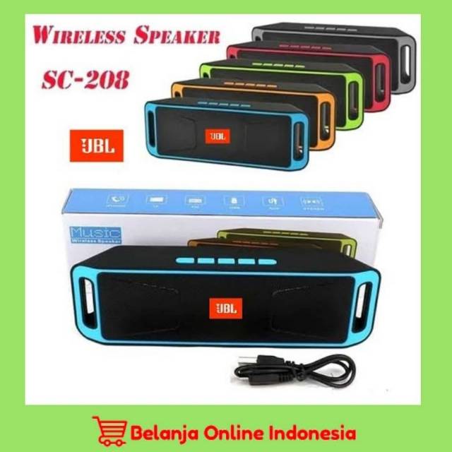 Speaker Bluetooth Wirelles Music JBL Mega Bass