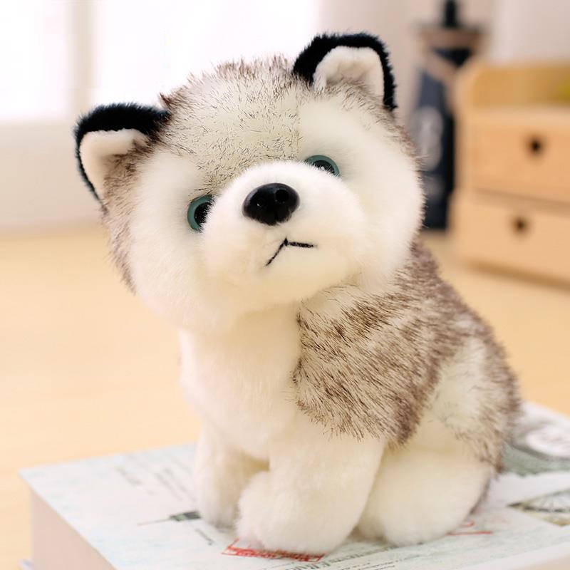 Mainan Boneka Plush Anjing Husky Kecil Lucu Shopee Indonesia
