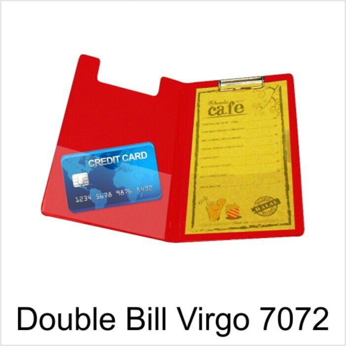 

Double bill Holder Virgo papan tagihan restaurant