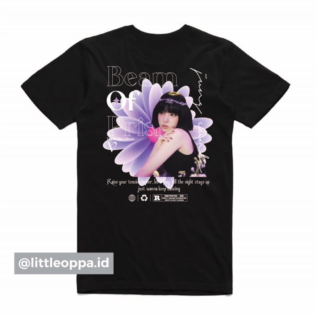 BAJU KAOS KPOP VIVIZ / GFRIEND EUNHA BEAM OF PRISM STREETWEAR STYLE