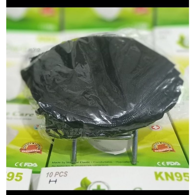 Masker One Care Kn95 murah hitam masker Black isi 10