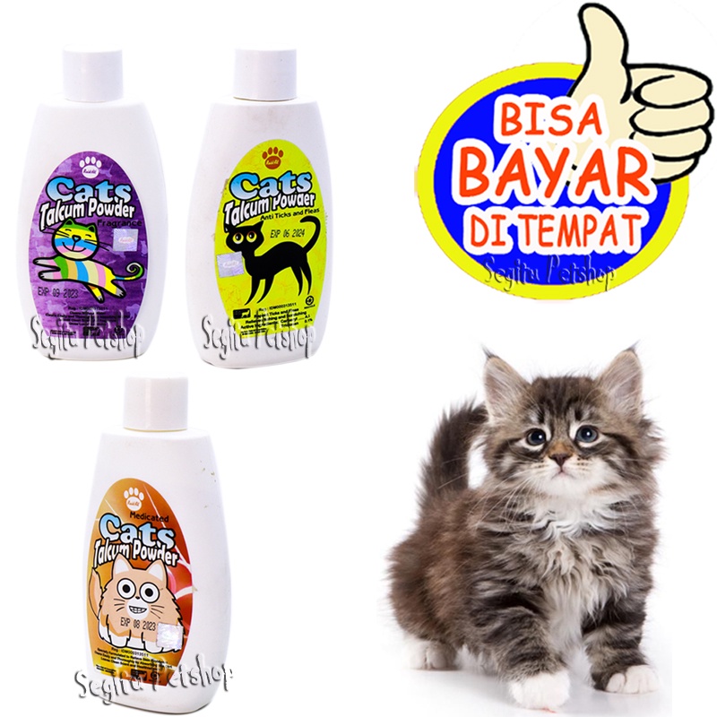 Bedak Kucing Wangi Anti Kutu