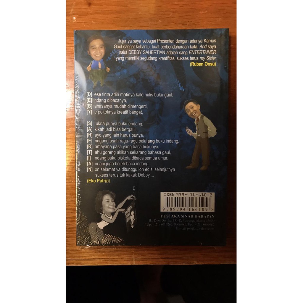 Kamus Bahasa Gaul Debby Sahertian Edisilitonga Ketigana Edisi Ke 3 Kode 857 Shopee Indonesia