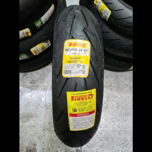 Unik Ban Pirelli Diablo Rosso III 3 160 - 60 R17 CBR 250RR Ninja 250 R25 irc battlax Limited