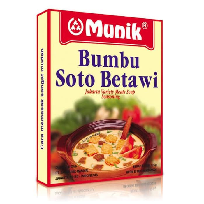 

Munik bumbu Soto Betawi 125 gram.