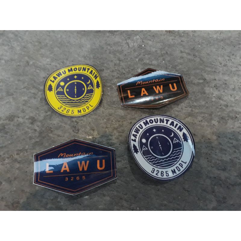 stiker gunung lawu stikerpendaki stiker gunung