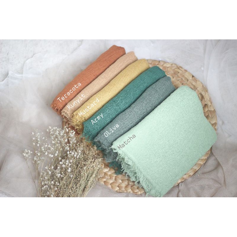 Pashmina Crinckle 85rb get 4pcs 