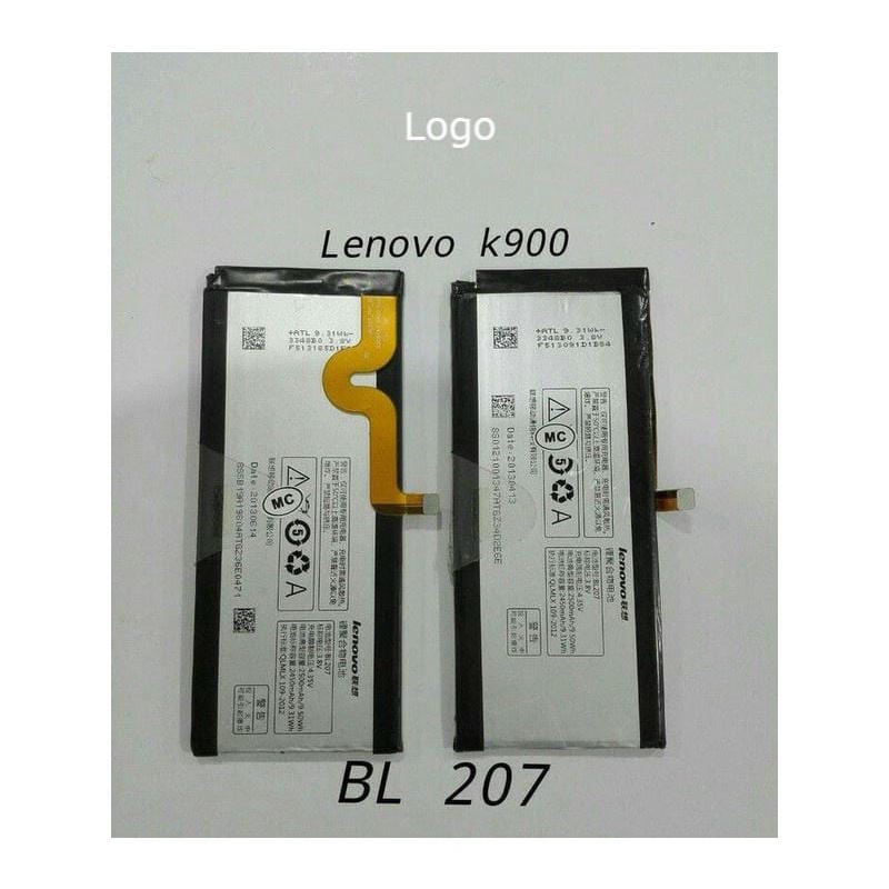 Baterai Batre Lenovo K900 Tipe BL207 BL-207 Original Batre Battery Lenovo