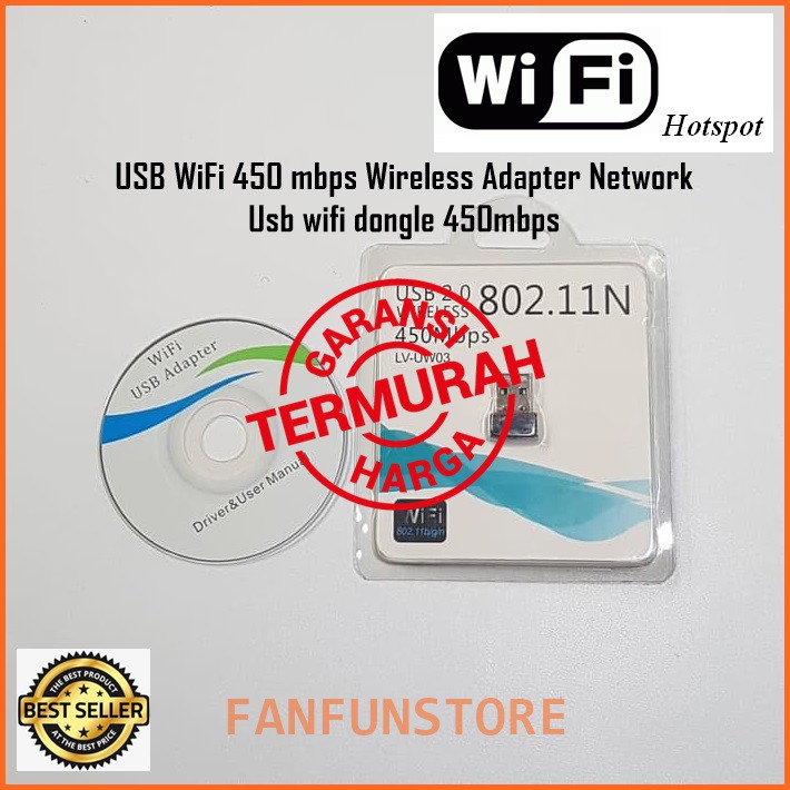 USB WiFi 450 mbps/USB WIFI/ADAPTER WIRELESS/WIFI DONGLE/usb wifi adapter