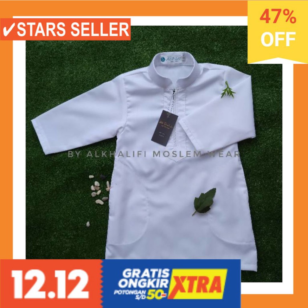 BAJU MUSLIM LEBARAN BARU IDUL FITRI  BUAT SHOLAT / DISKON Gamis Jubah Arab Koko Bayi | Qomis baby