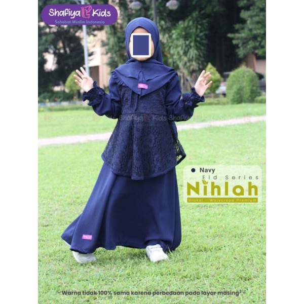 Nihlah Gamis Anak Shafiyah Kids