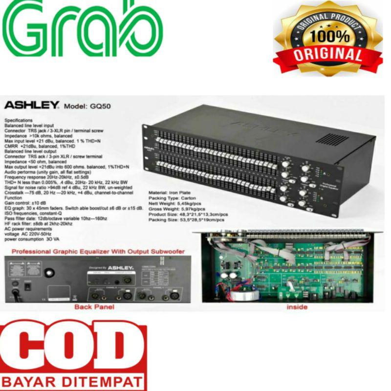 Equalizer Ashley GQ GQ50 Original