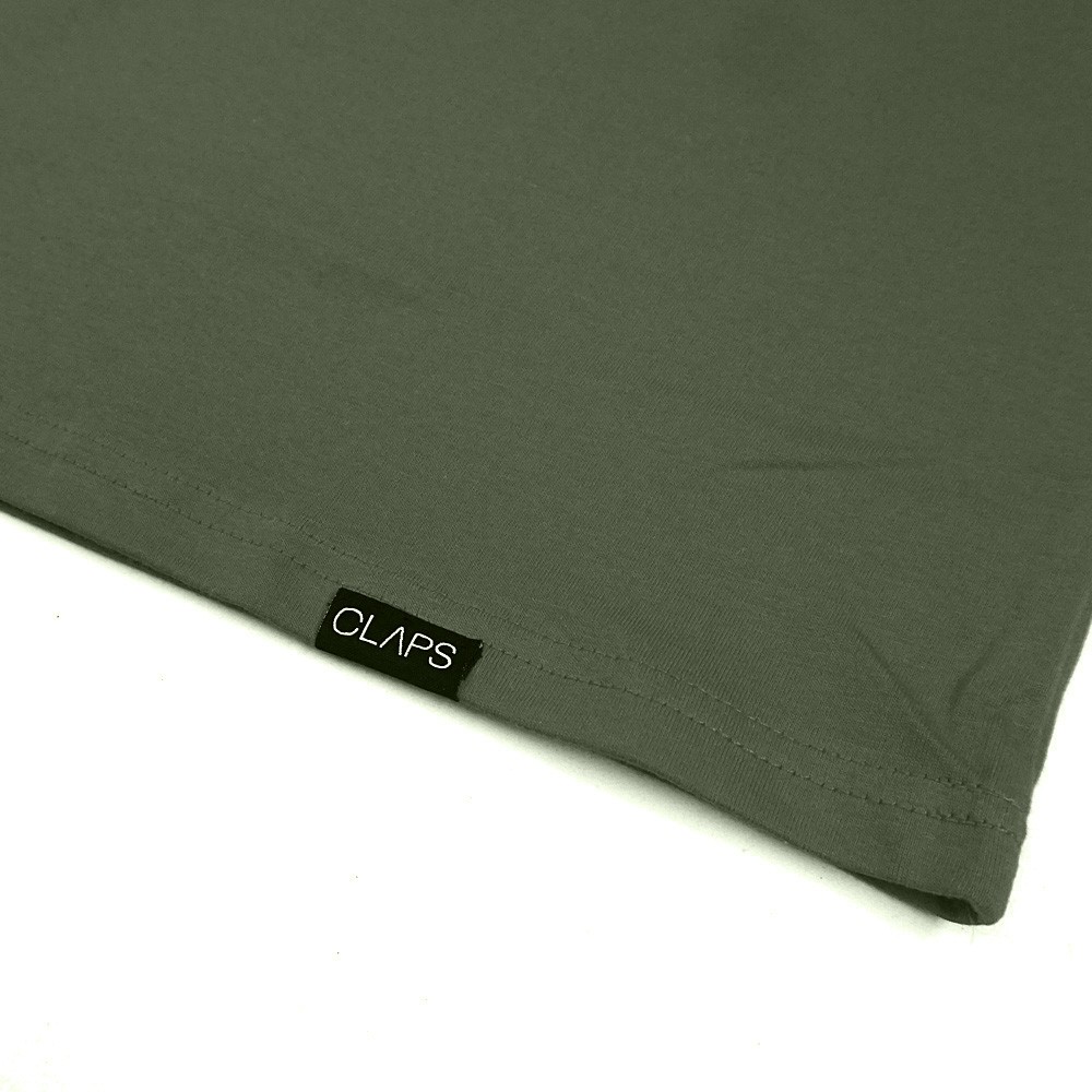 CLAPS - Olive Basic Tshirt (Kaos Polos Dewasa)