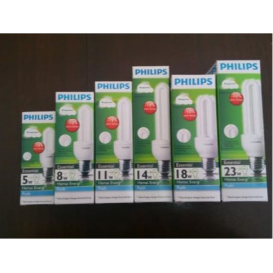 Lampu Philips Essential 8W 8 W 8 Watt 8Watt Putih PROMO