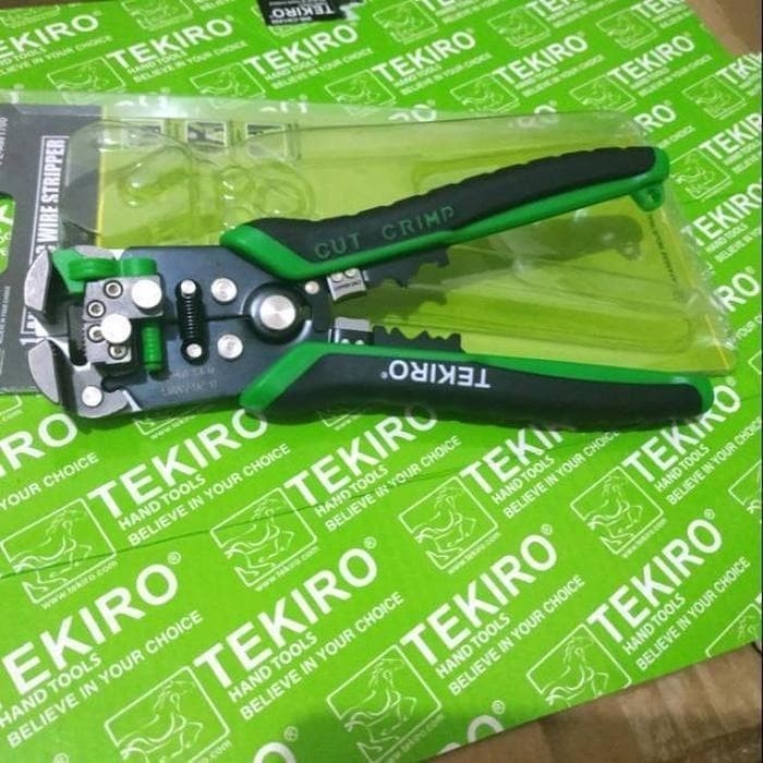 Tang kupas kabel 8 inch tekiro tang pengupas kabel otomatis tang kupas