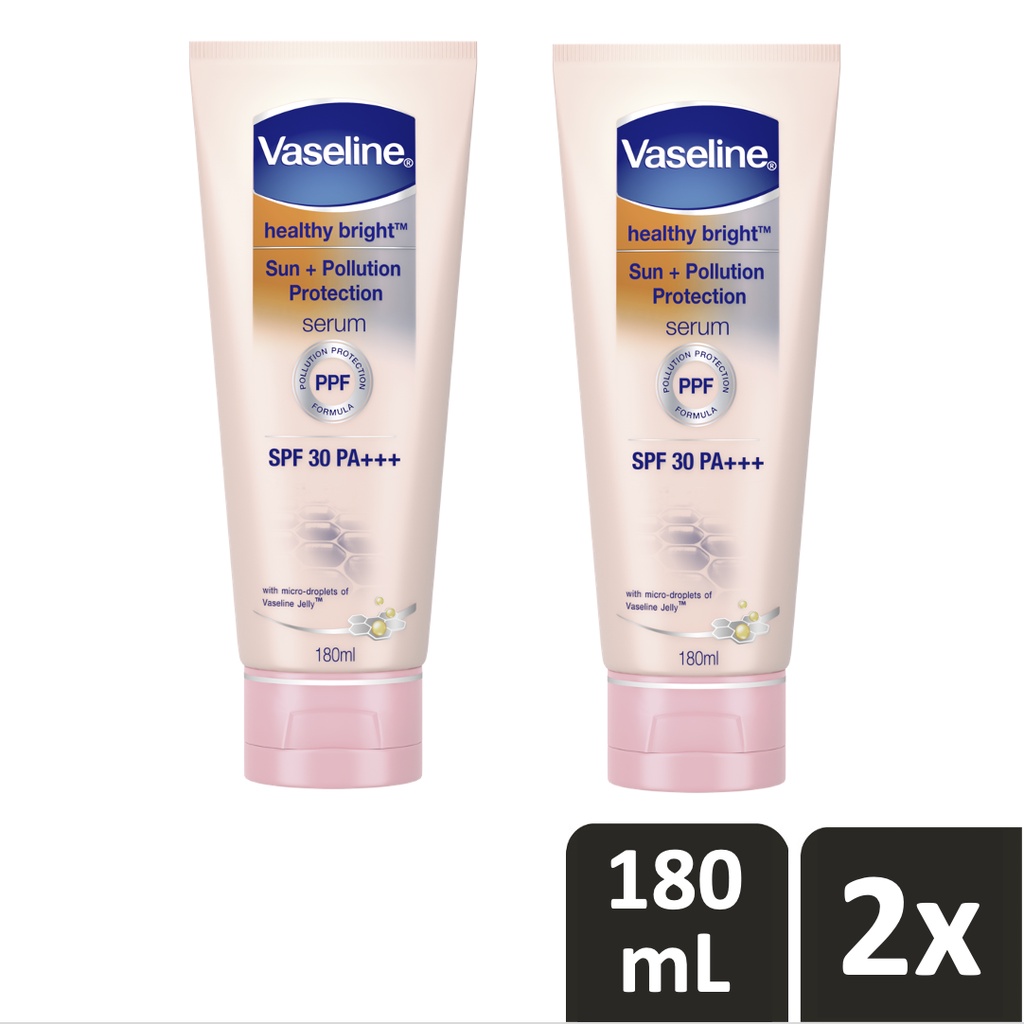 VASELINE SPF 30 PA ++ GLUTA VITAMIN SUN SCREEN SERUM 180ML twinpack