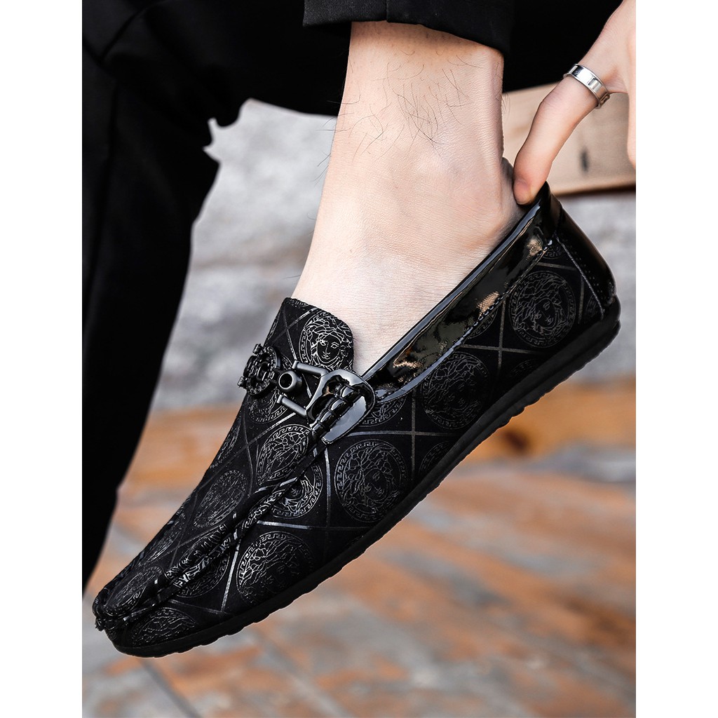 OFFICIAL Sepatu Slip On Pria Kulit Sintetis Sp308