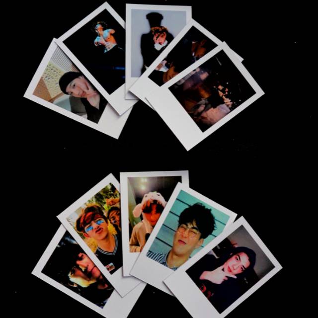 (25FOTO) POLAROID CUSTOM BACKGROUND LAMINASI GLOSSY ANTI AIR