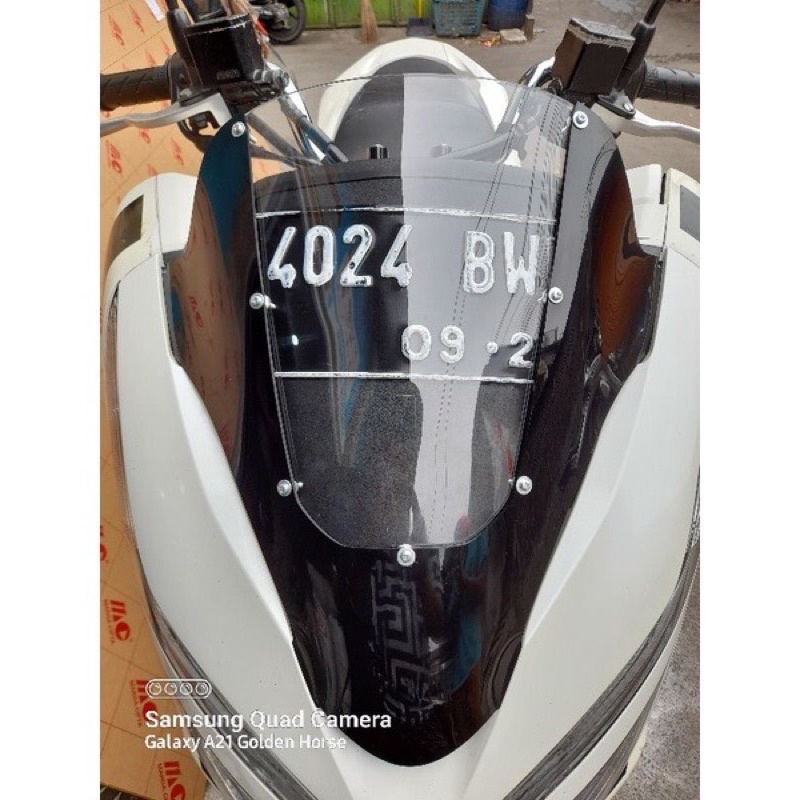 Visor PCX 150 Old Two-Tone Tebal 3mm