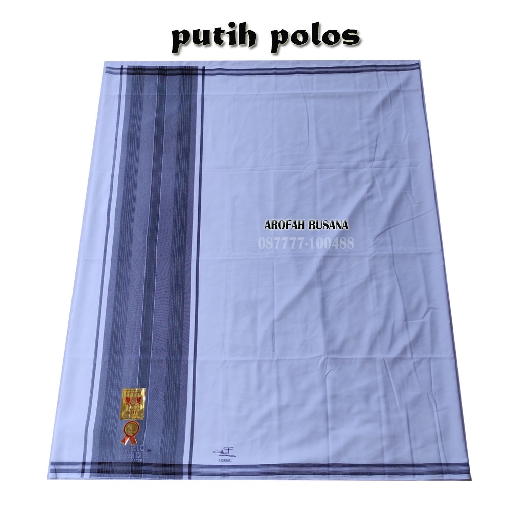 SARUNG PUTIH POLOS MERK HDS