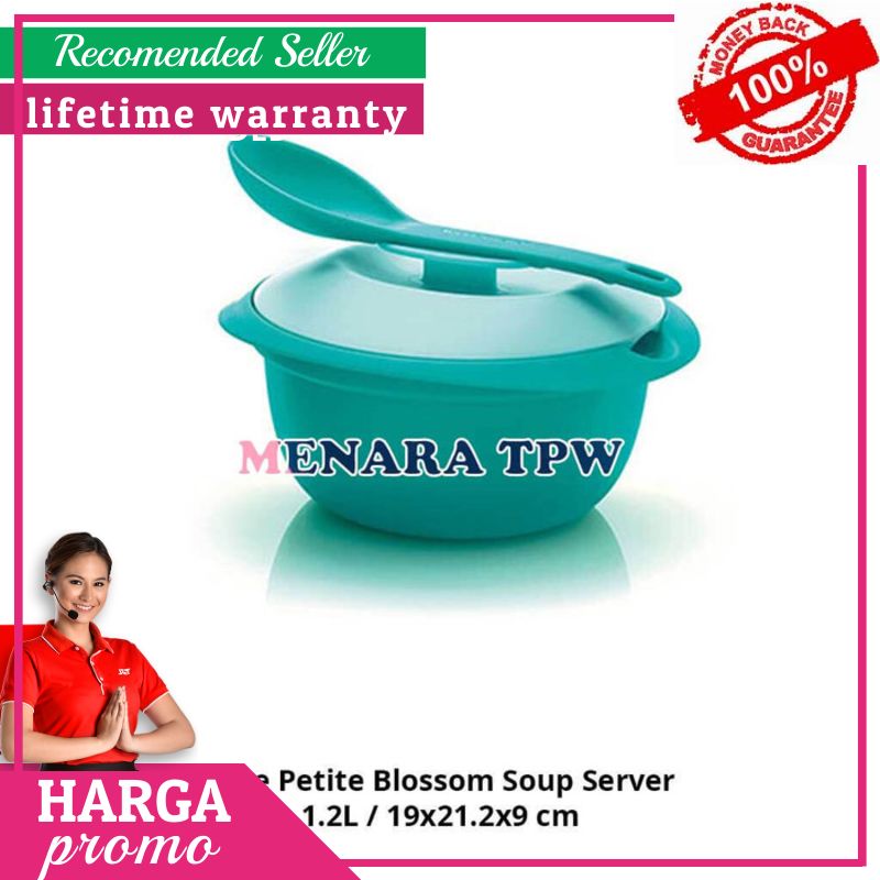Turun Harga TUPP Wadah Saji Petite Blossom Soup Server