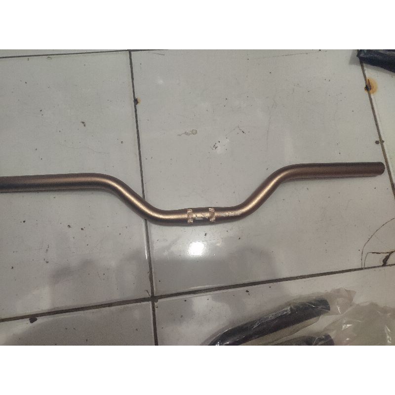 handlebar stang sepeda lipat RAZE midrise rise 60 bronze