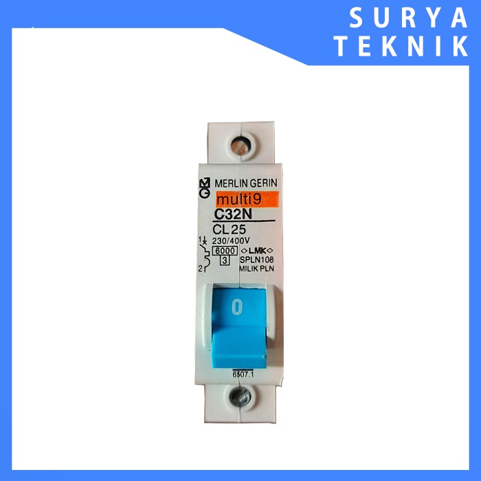 MCB Merlin Gerin C32N CL 25 / MCB Merlin 25 A