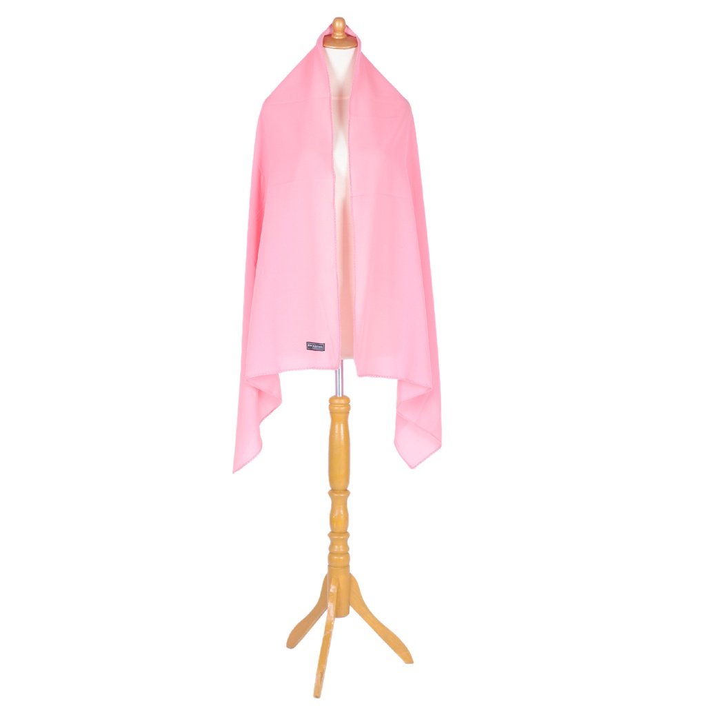 Pashmina Diamond Crochet - Tiara Shawl-Dusty pink