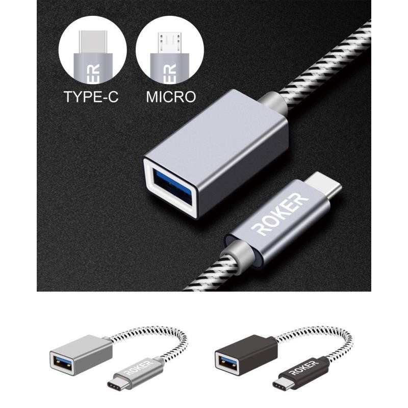 OTG Kabel CLOUD ROKER USB MICRO ( RK-TG3 ) / TYPE C ( RK-TG5 ) / 480 Mpbs