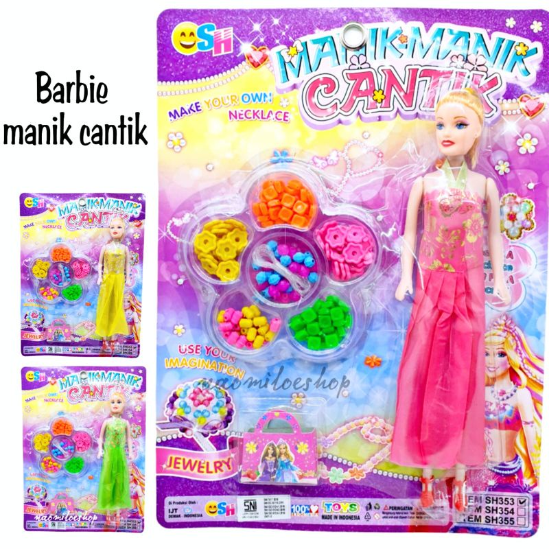 MANIK BUNGA MUTE + MAINAN BONEKA ANAK + mainan meronce gelang MAINAN MUTE DIY GELANG boneka MURAH