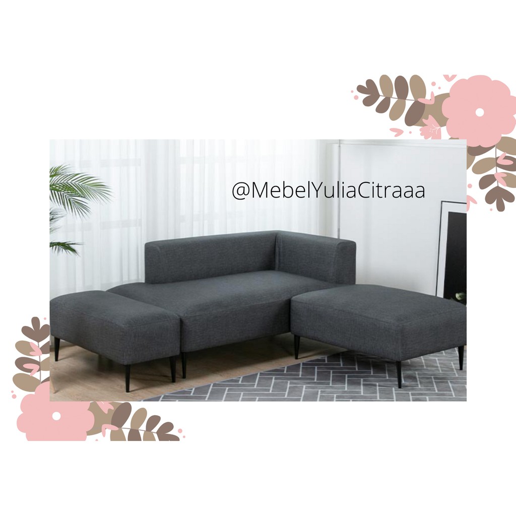 sofa kursi leter l santay