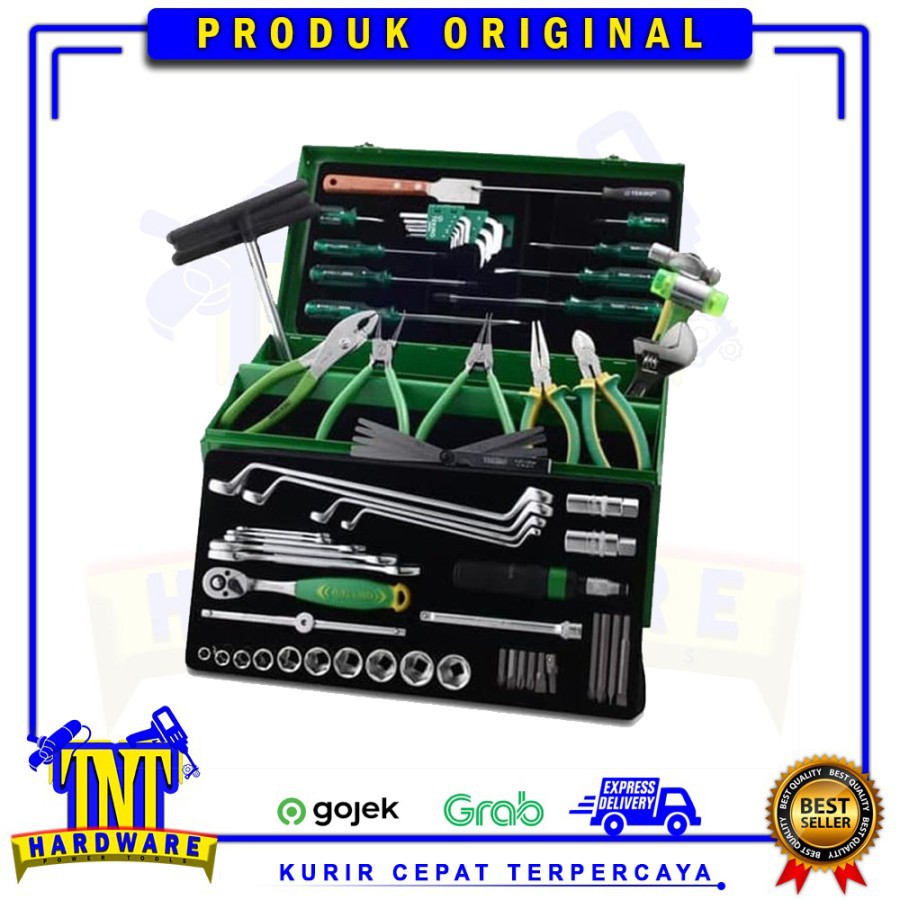 TEKIRO MEKANIK TOOLS SET 59 PCS /TOOL KIT /  TOOL KIT BOX BESI