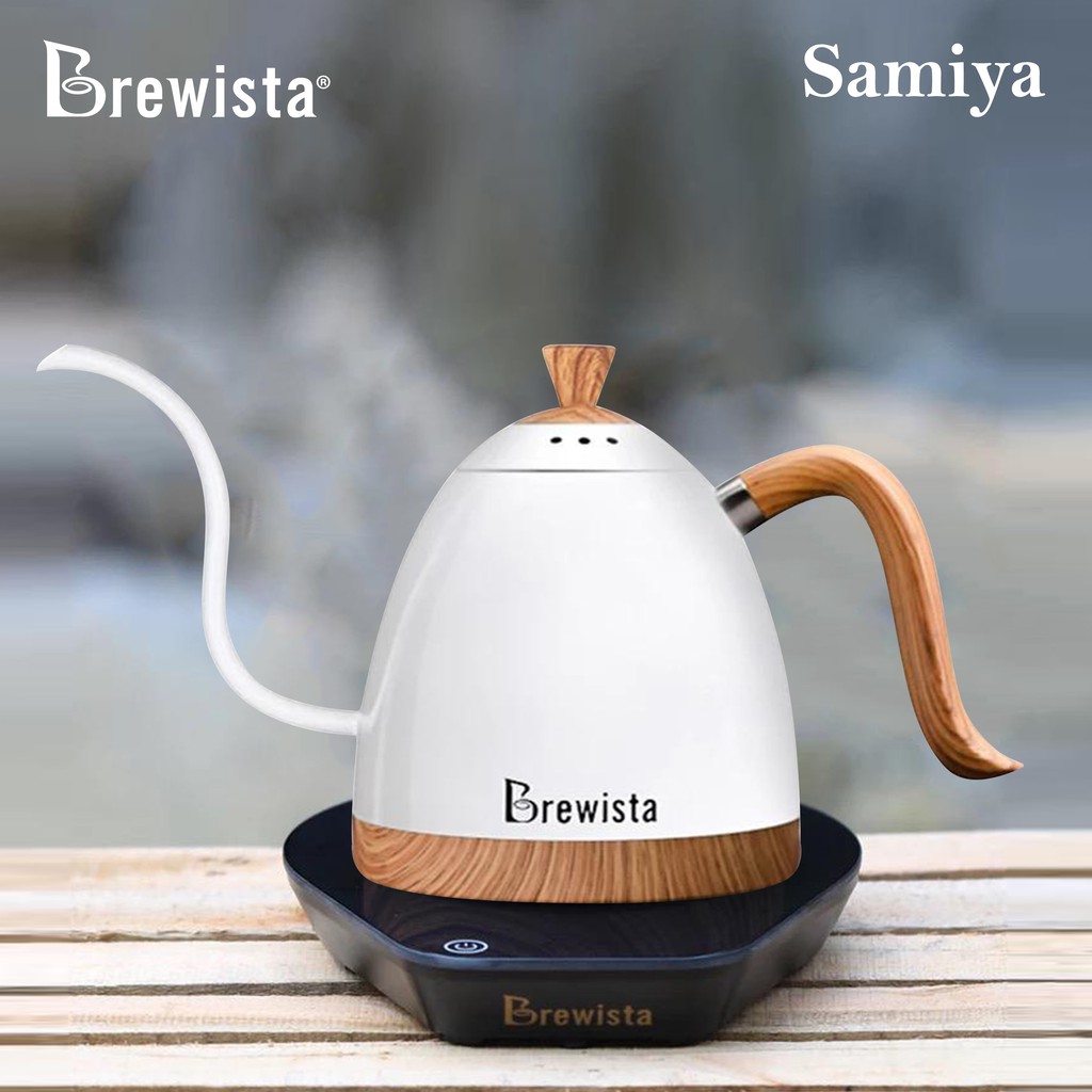 brewista artisan gooseneck kettle electric 600ml / teko kopi elektrik premium quality