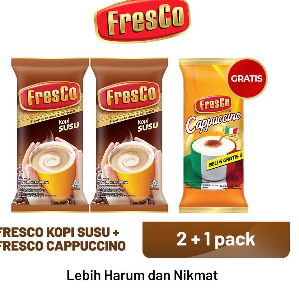 

Official Shop--[Buy 2 Get 1] Paket Fresco Mix 4