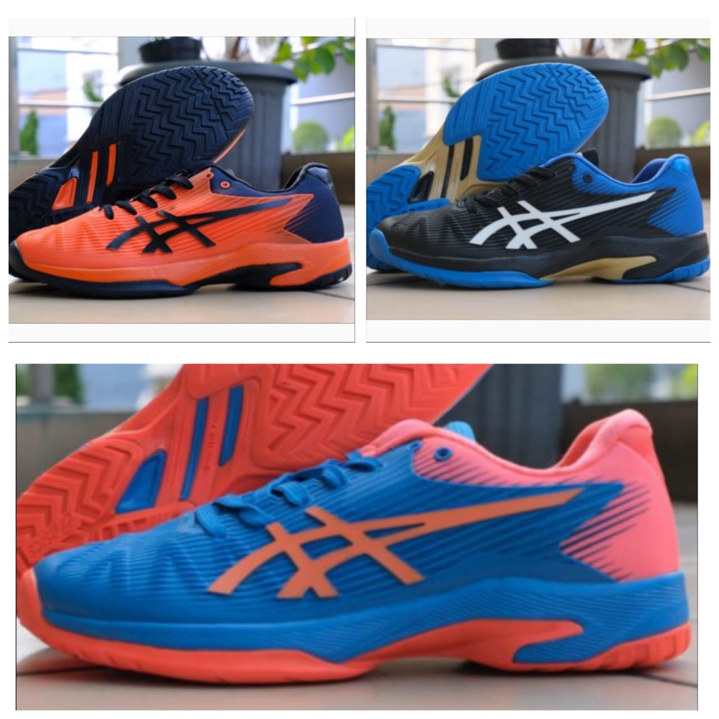 (BAYAR DITEMPAT) DF SEPATU TENIS ASICS SOLUTION SPEED FF PREMIUM VIETNAM IMPORT OLAHRAGA TENNIS PRIA