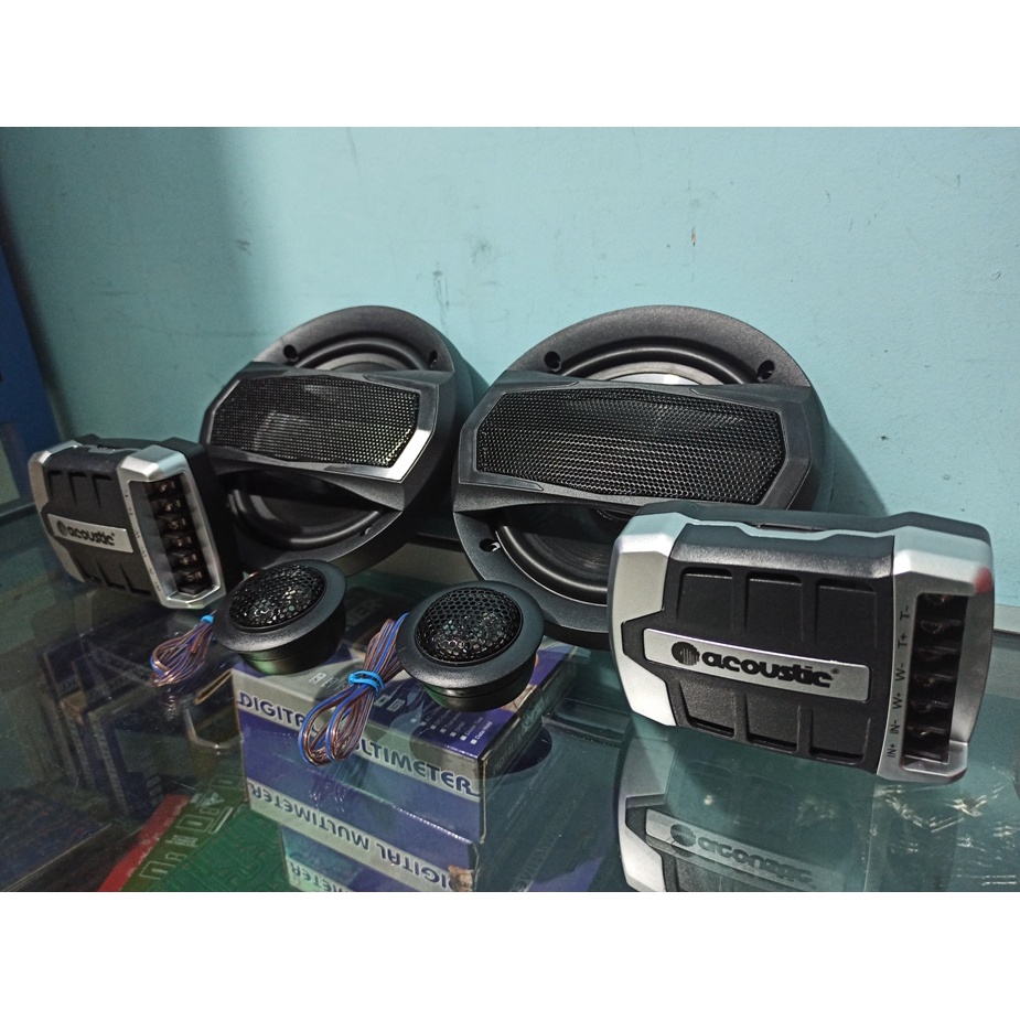 Speaker mobil Split 6inch 600w ACOUSTIC + TWEETER + crossover AC6907