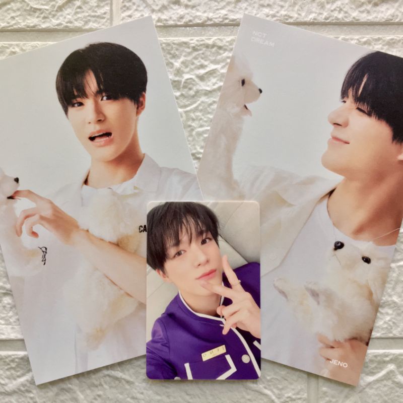 Take all pc jeno sg's 22 sg22 with postcard season greetings 2022 nct dream official pc jeno sg 22 n