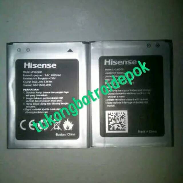 Baterai Batrai Original Hisense Pureshot HS-L671 LP38220B 4G LTE 2200mah