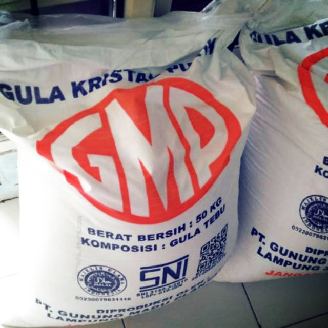 

Gula pasir GMP repack ( bungkus ulang ) 1 kg