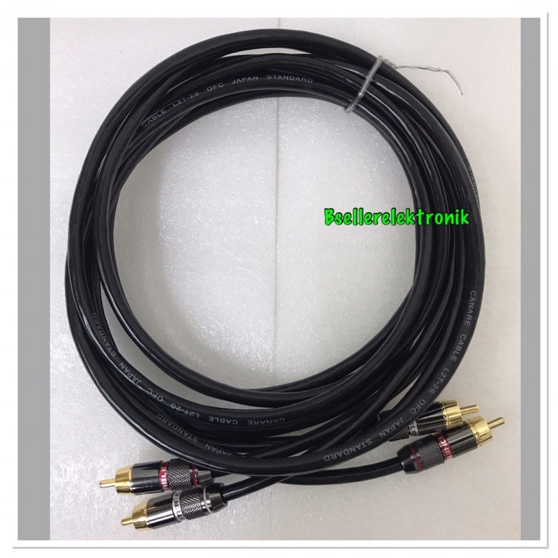 Kabel Audio Jack Rca ke Jack Rca 2 meter Kualitas Bagus