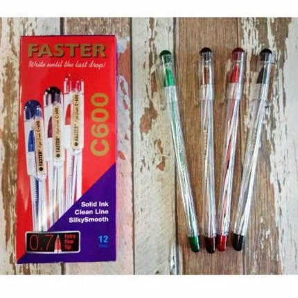 Pulpen faster C600 1 lusin