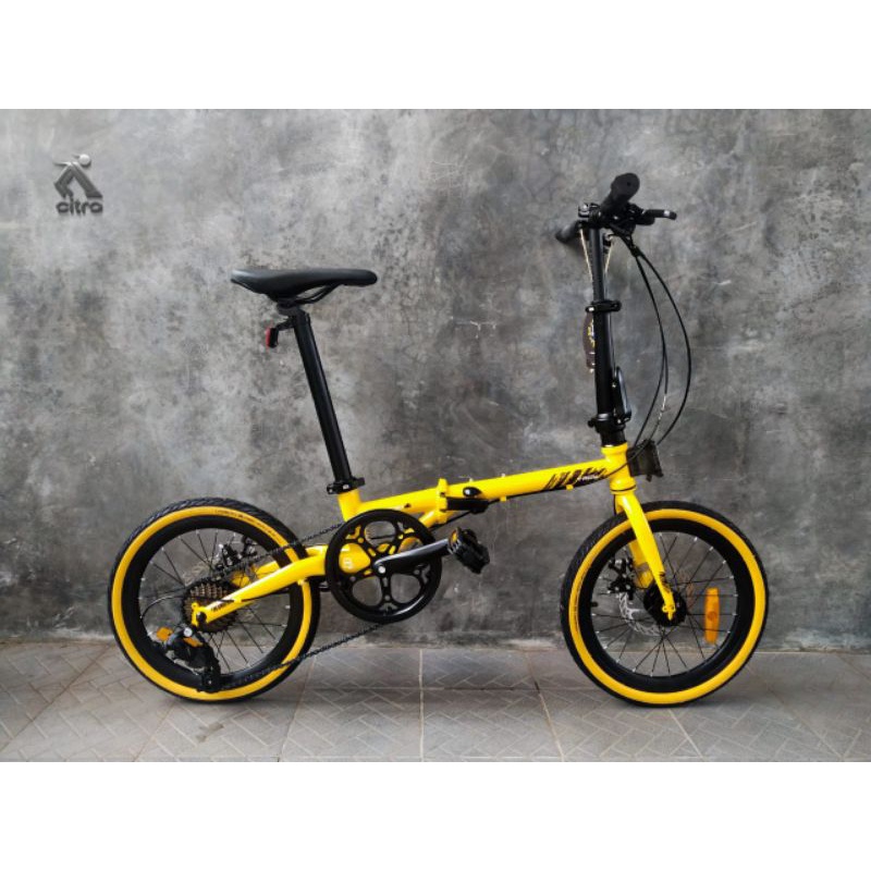 SEPEDA LIPAT ELEMENT TROY X 8 SPEED 2022 TERBARU FOLDING BIKE