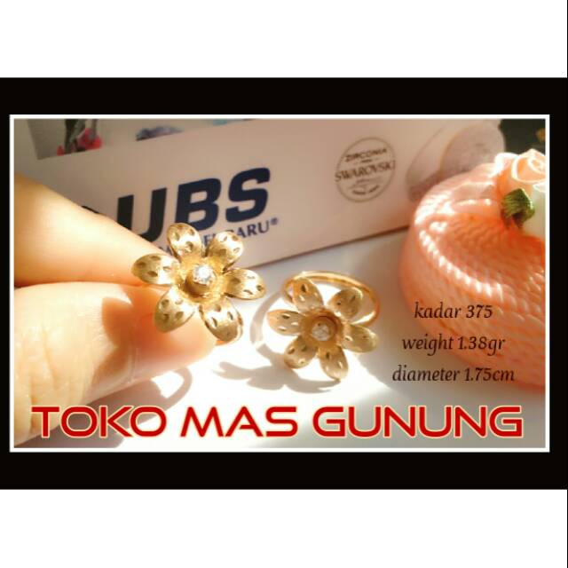 Toko Mas Gunung Cincin Emas Bunga Putar 375