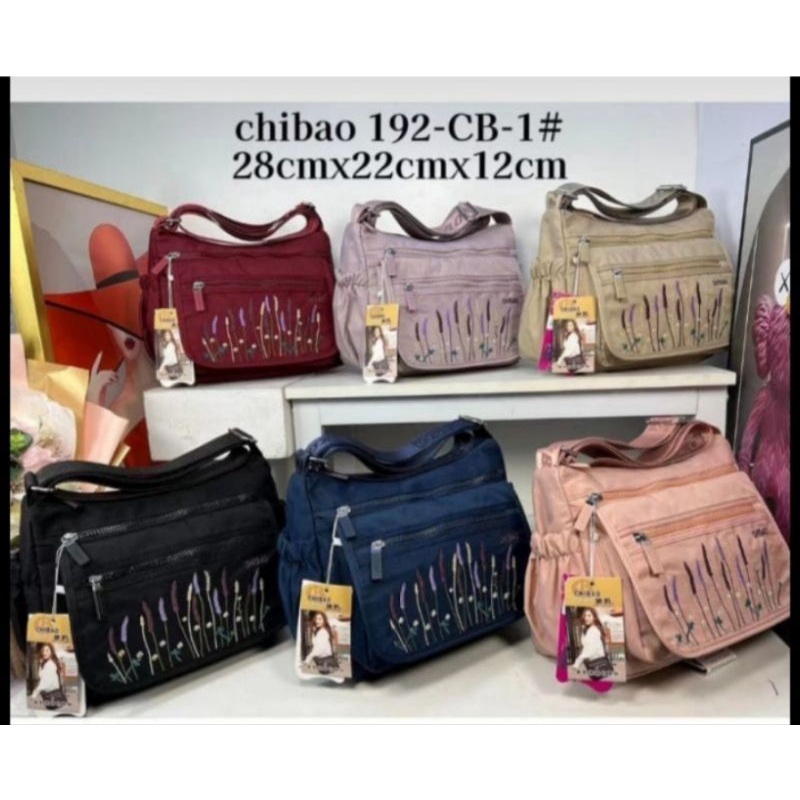 TAS CHIBAO / SELEMPANG CHIBAO TERBARU BORDIR TULIP