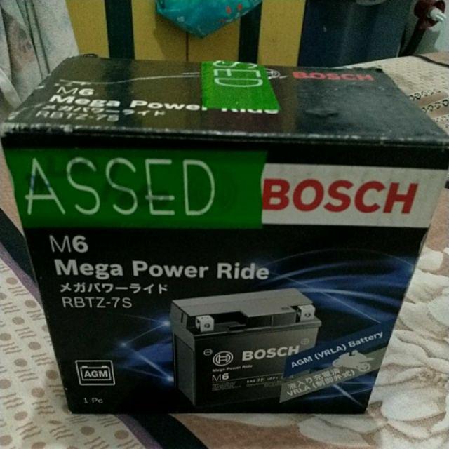 Aki Motor Bosch Mf Agm Rbtz 7s Shopee Indonesia