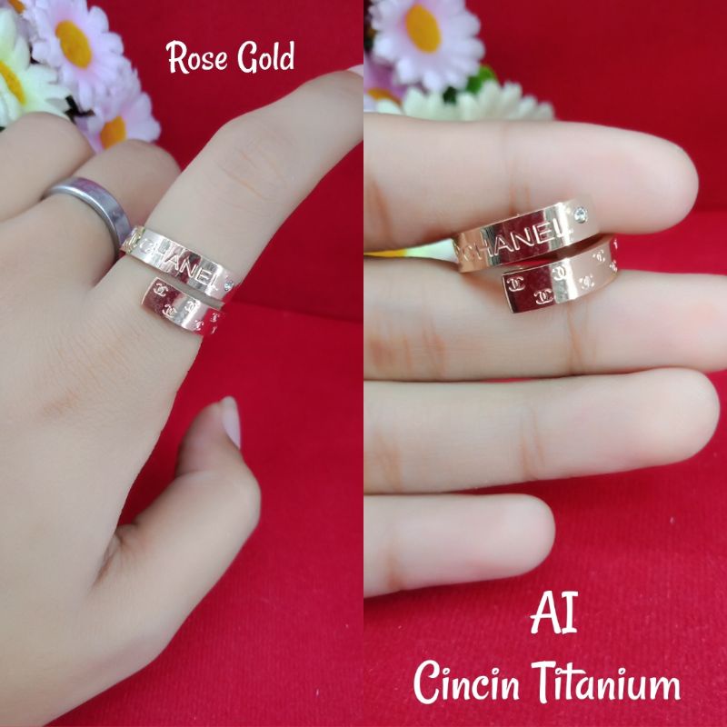 Cincin Chanel & LV Titanium