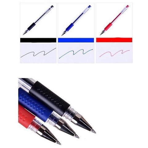 WJ0045 Pulpen Gel Ink 0.5MM Alat Tulis Kantor Sekolah Pena Gel